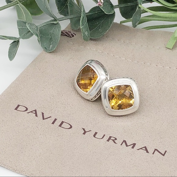 DAVID YURMAN Citrine Albion Stud Earrings AUTHENTIC - Picture 4 of 11